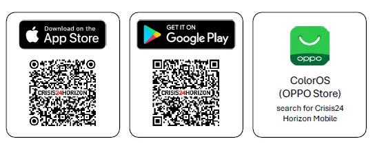 Horizon App QR codes 